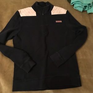 VINEYARD VINE quarter zip sweater